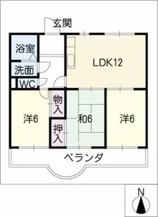 シティーアークST【2階】の間取り