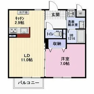 ESPERANZA【1階】の間取り