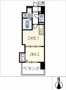 エルミナグラン【4階】の間取り