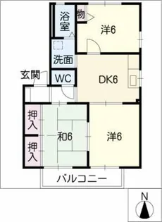 シャルマン【2階】の間取り