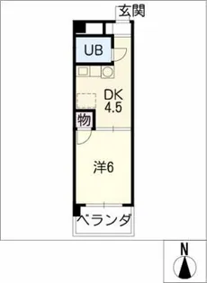 シティコザワ【1階】の間取り