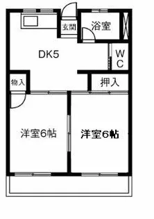 南荘マンション【3階】の間取り