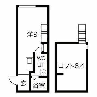 メゾン・ド・ルポ【1階】の間取り