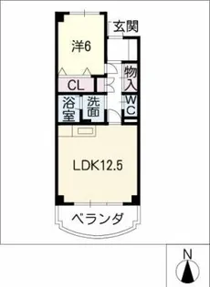 ハーモニアス本陣【4階】の間取り