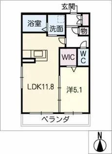 ソレイユ本山【3階】の間取り
