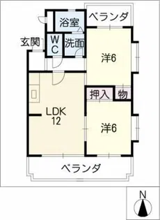 センチュリーハイツ21【1階】の間取り