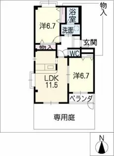 Soleil【1階】の間取り