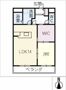 平安マンション【2階】の間取り