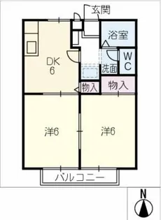 サンハイム【2階】の間取り