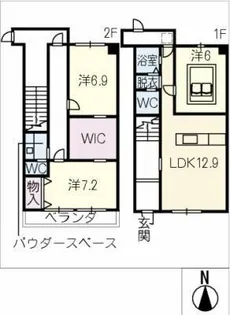 青雲ビル【1階】の間取り