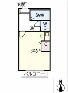 ロイヤル高津【2階】の間取り