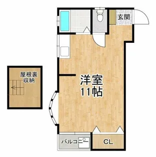 松川ハイツ【2階】の間取り