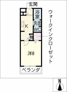 ヴァンベール【1階】の間取り