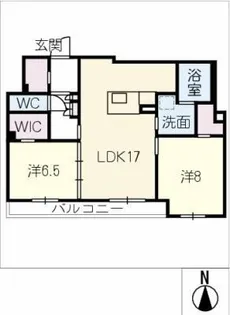 シャーメゾン津波倉【1階】の間取り