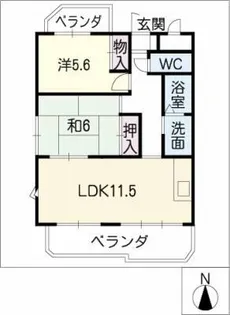CREST1【6階】の間取り