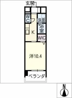 アンジュブラン・ミュー【7階】の間取り