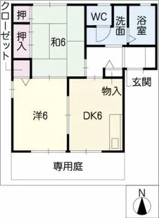 ソレイユD・E・F棟【1階】の間取り
