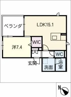 HARAX萩原町【2階】の間取り