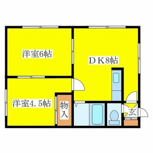 コーポたかはし【303号室】の間取り