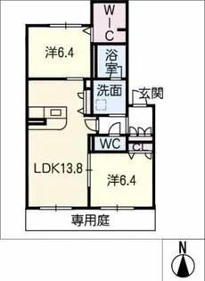 Gurishina【1階】の間取り