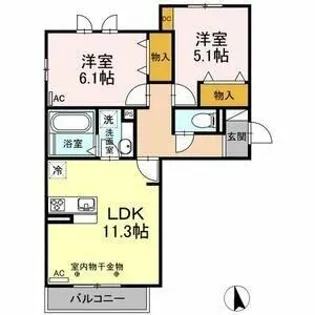 Ott’s Gejo【3階】の間取り