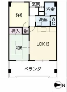 マンション金山一丁目【4階】の間取り