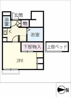 メゾンド東大杉【1階】の間取り
