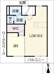 グリーンビラ92【2階】の間取り