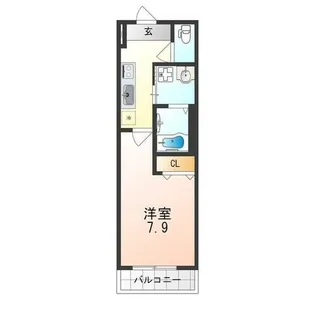 パル堺北花田Ⅱ番館【3階】の間取り
