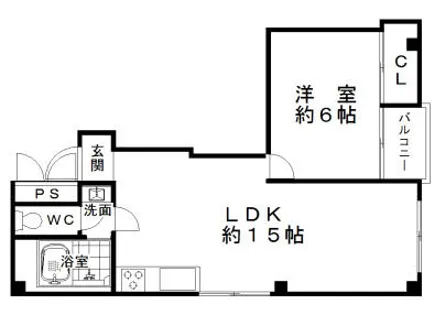 カーサ大町【303号室】の間取り