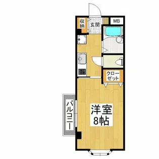 フォレストインサイドⅠ【2階】の間取り