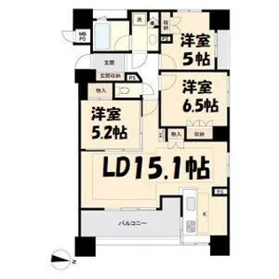リエトコート丸の内【6階】の間取り