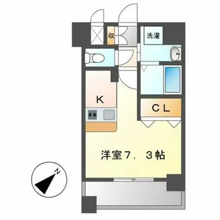 プレサンス名古屋STATIONビジュ【13階】の間取り