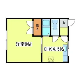 マクセル77/100【7号室】の間取り