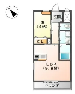 アルモ【2階】の間取り