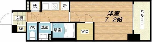 ファーストフィオーレ福島野田Ⅱ【10階】の間取り