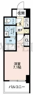 S-RESIDENCE大阪九条North【5階】の間取り