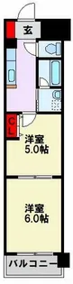 ラフィーネ到津学園通り【4階】の間取り