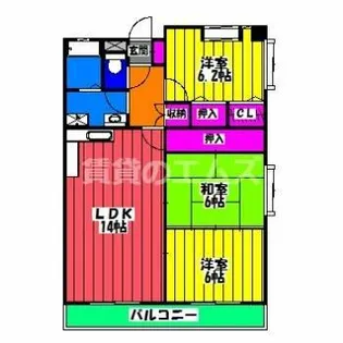 福岡県福岡市博多区東那珂1丁目【マンション】の間取り