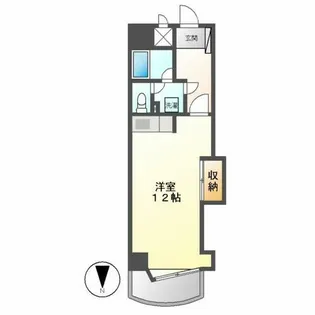 秋月ハイツ【703号室】の間取り