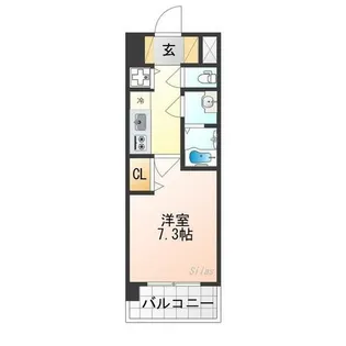 アスヴェル京都壬生EAST【2階】の間取り