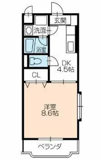 ア・ラ・モード6【2階】の間取り