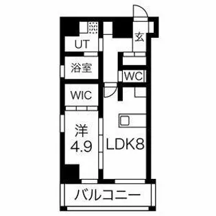 AZUR YABACHO【10階】の間取り