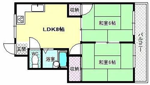 信栄ハウス【3階】の間取り