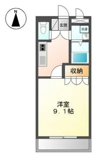 ベルメゾンS【1階】の間取り