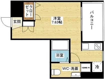 FEEL三国【3階】の間取り