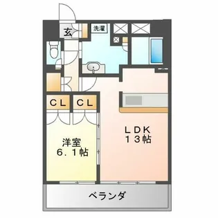 グラン・アベニュー 名駅【7階】の間取り