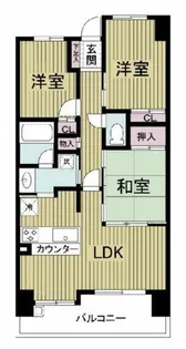 レジディア都島Ⅱ【10階】の間取り