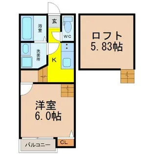 アステール【1階】の間取り