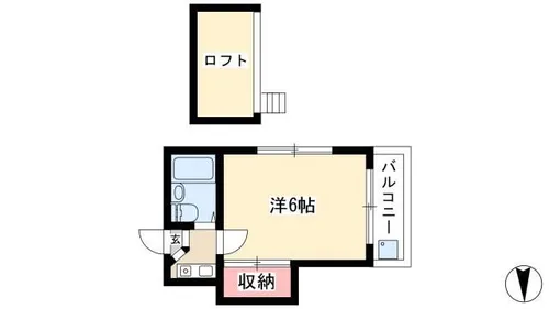 ボナール金山【1階】の間取り